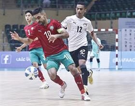1656257170 منتخب المغرب يهزم مصر بخماسية ويتأهل لنهائي بطولة العرب للصالات