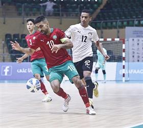 1656257170 منتخب المغرب يهزم مصر بخماسية ويتأهل لنهائي بطولة العرب للصالات