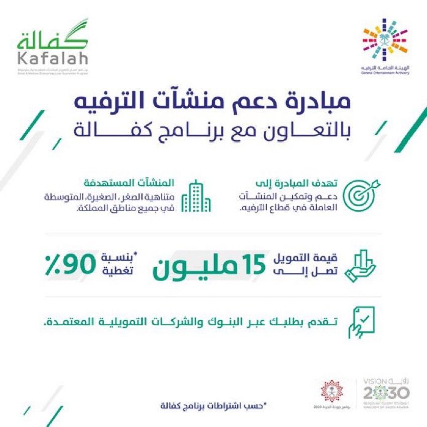 هيئة الترفيه" و"كفالة" يطلقان مبادرة دعم منشآت الترفيه 1 WhatsApp Image 2022 07 23 at 12.48.58 PM