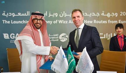 هيئة السياحة والطيران المدني ومطارات والربط الجوي يدشنون وجهات ويز
