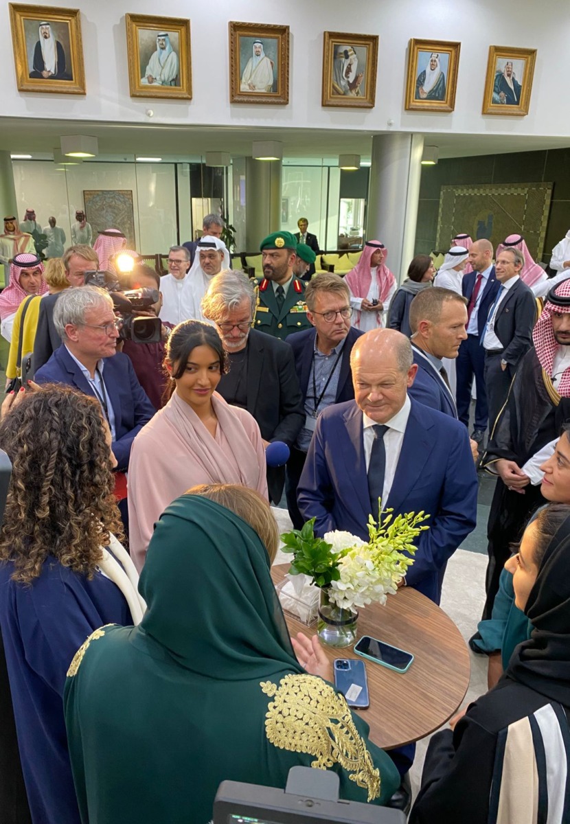 مستشار الاتحاد الألماني أولاف شولتس يزور مركز مجموعة (الجفالي) ويلتقي رئيس مجلس الأعمال السعودي الألماني 1 WhatsApp Image 2022 09 24 at 10.04.30 PM
