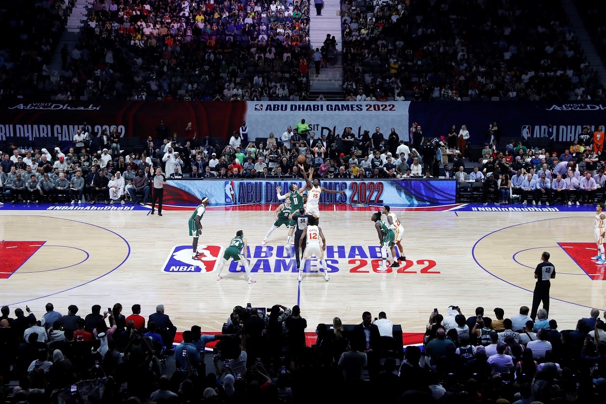 Game two of the inagural NBA Abu Dhabi Games 2022 2