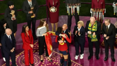 اسبانيا تحتفل بكأس العالم للسيدات