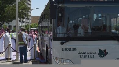 تدشين مشروع النقل العام بالحافلات بالطائف