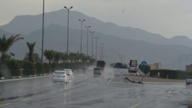 الأرصاد أمطار غزيرة على مناطق المملكة بدءاً من الجمعة
