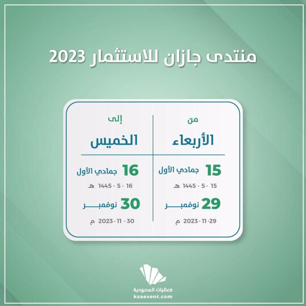 Jazan Investment Forum 2023 Medium