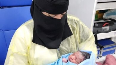 quotولادة في الجوquot بين تبوك وجدة