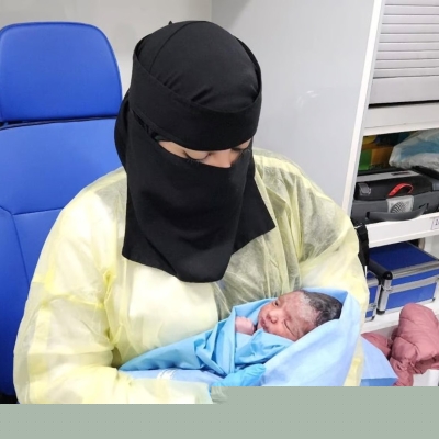 quotولادة في الجوquot بين تبوك وجدة