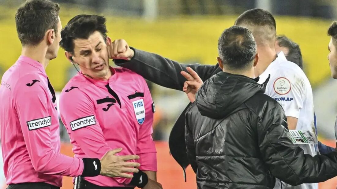 الدوري التركي 19 ديسمبر بعد واقعة الاعتداء على حكم