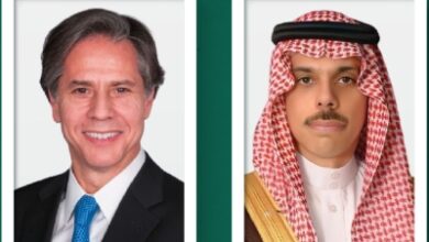 بن فرحان وبلينكن يبحثان quotأوضاعquot المنطقة