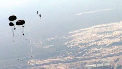 1709122504 446 مصر والأردن والإمارات وقطر وفرنسا تسقط أطنانا من المساعدات فوق