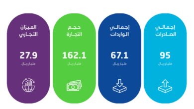 الهيئة العامة للإحصاء ارتفاع صادرات المملكة السلعية.webp