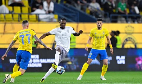 بخماسية.. النصر يحقق فوزًا عريضًا على الطائي في الجولة الـ25 للدوري السعودي للمحترفين 1 0
