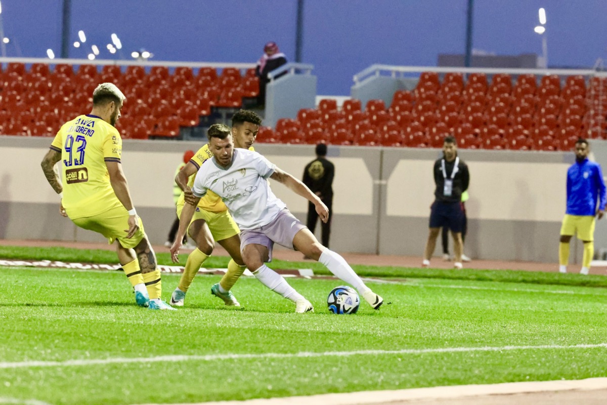 الطائي يتغلب على الحزم بهدف مقابل لاشيء