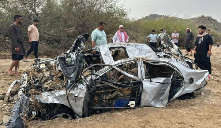 جرفتها السيول في جازان