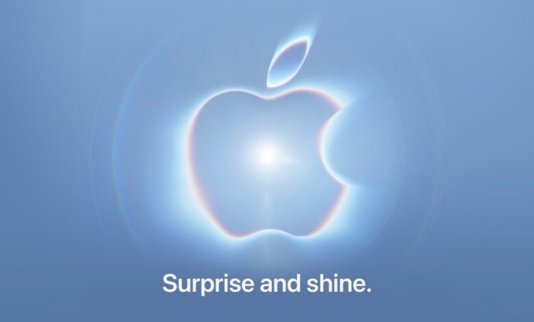 آبل تعلن موعد حدثها القادم وسط ترقب لإطلاق أول آيفون قابل للطي 1 Apple Event surprise and shine 780x470 1